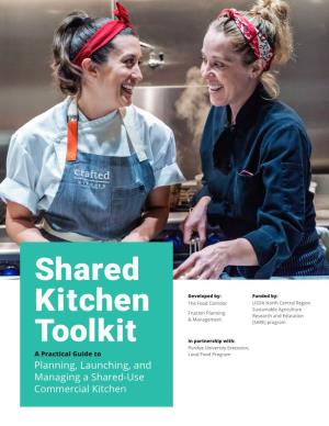 Shared Kitchen Toolkit Was Developed in Partnership with Purdue University Extension, Local Food Program with Direction from Jodee Ellett
