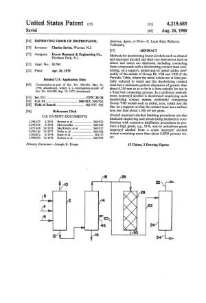 United States Patent (19) 11) 4,219,685 Savini 45 Aug