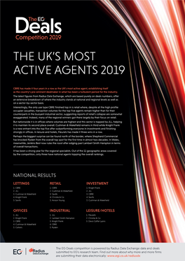 The Uk's Most Active Agents 2019