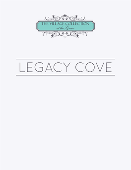 Legacy Cove Booklet