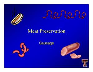 Meat Preservation
