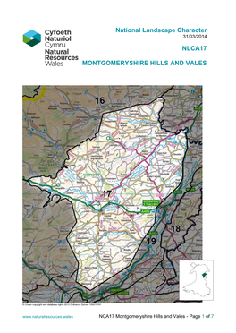 NLCA17 Montgomeryshire Hills and Vales - Page 2 of 7