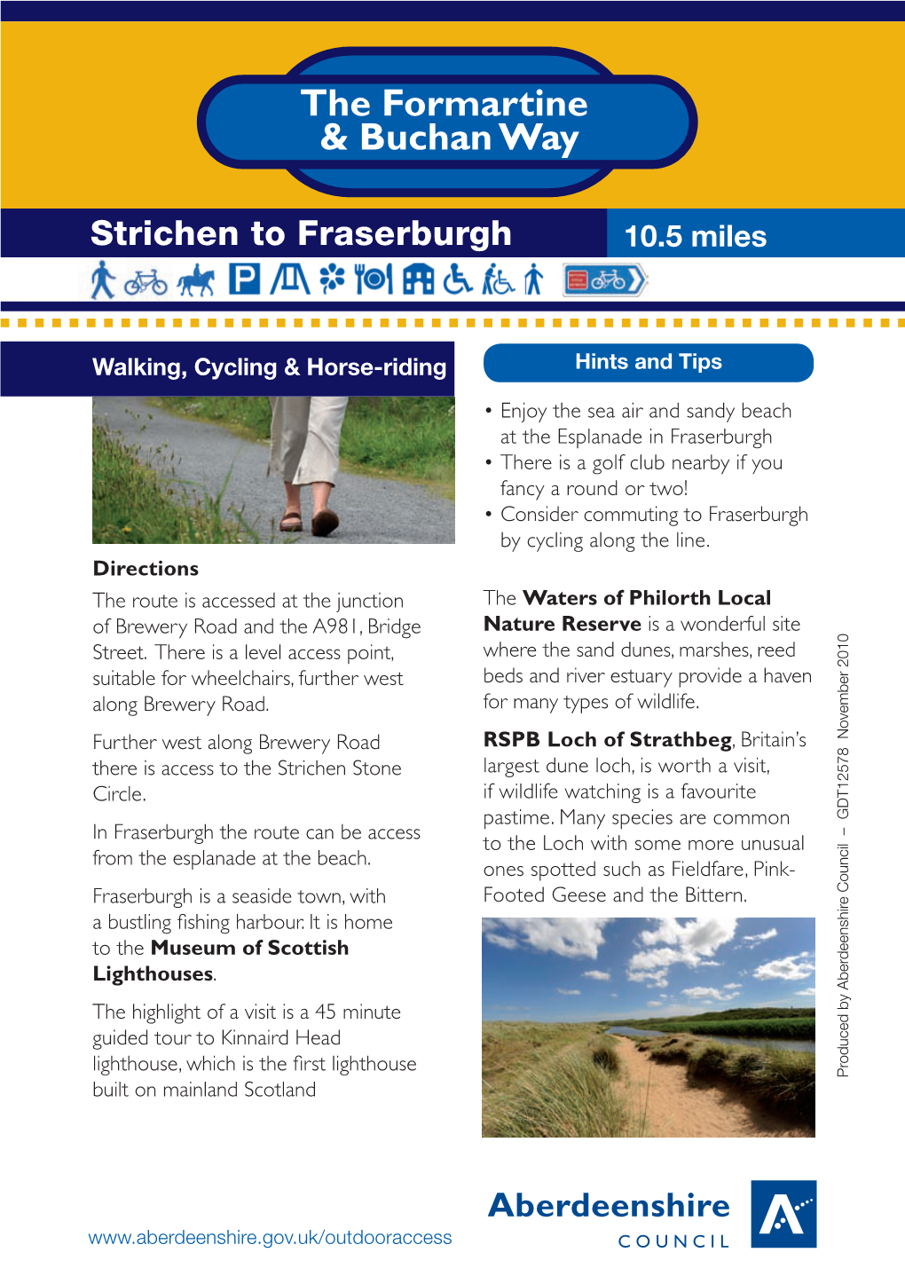 Strichen to Fraserburgh