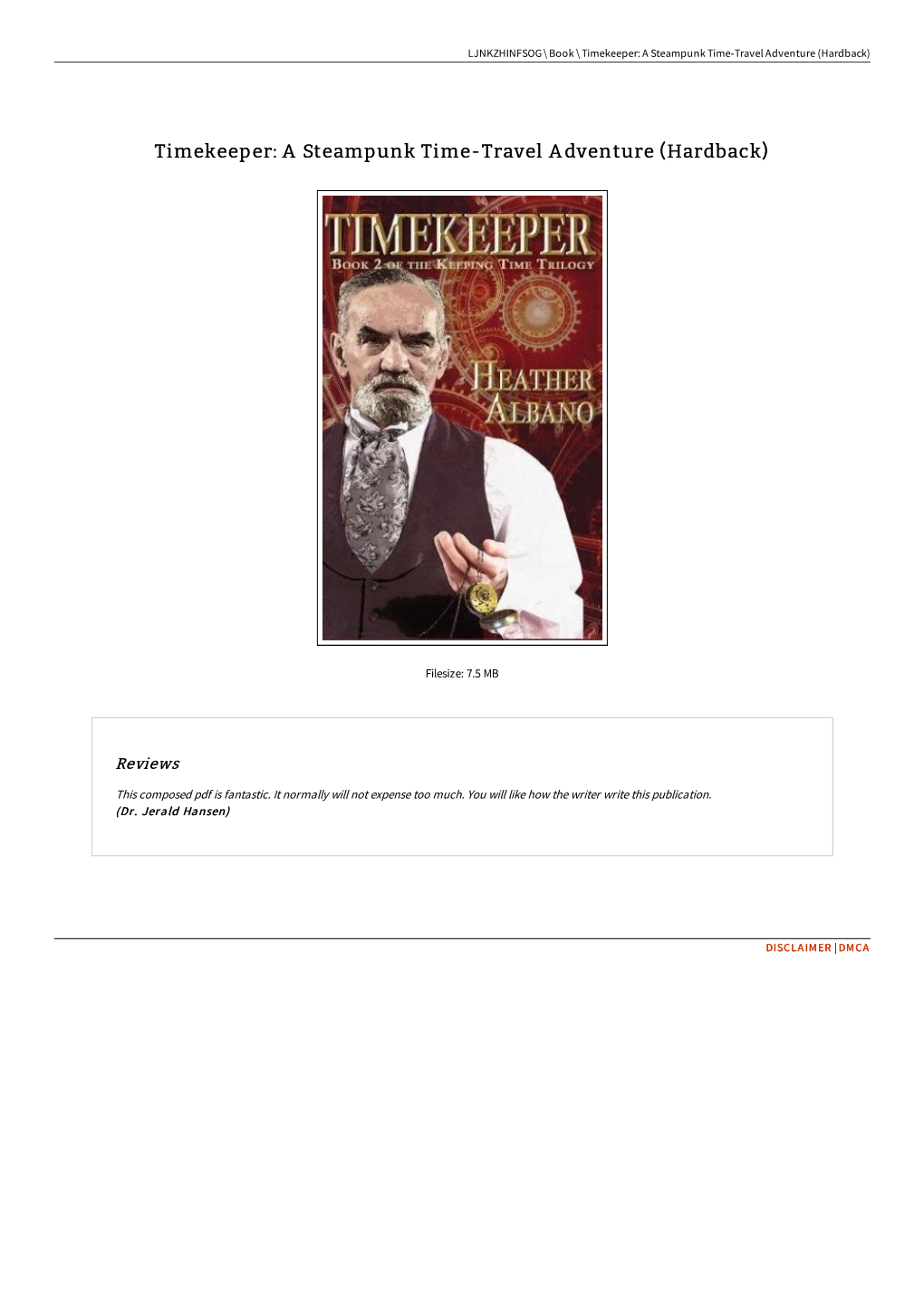 Read Doc \ Timekeeper: a Steampunk Time-Travel