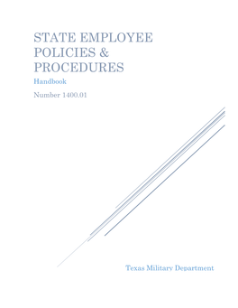 State Employee Policies & Procedures