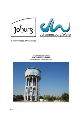 Johannesburg Water Quarter 14 January 2019-20 Mid Year Report