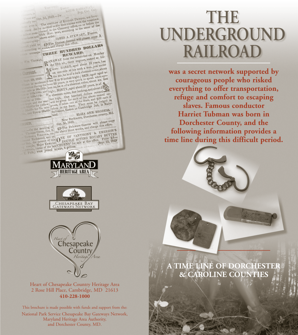 Underground Railroad Timeline - DocsLib