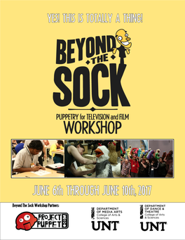 Beyond the Sock Workshop Partners: There’S a Method to Our Madness