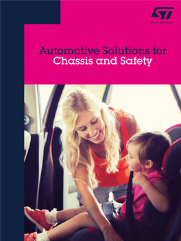 Automotive Solutions for Chassis and Safety Contents