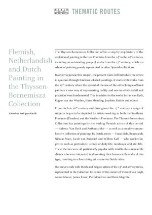 Flemish, Netherlandish and Dutch Painting in The