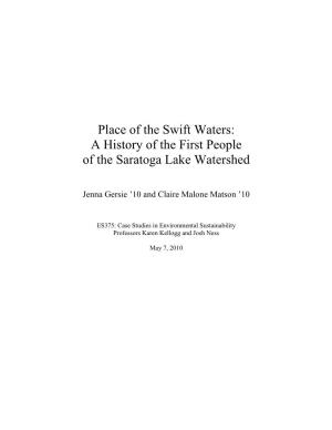 Archaeological Sites of Saratoga Lake, Fish Creek, and Vicinity