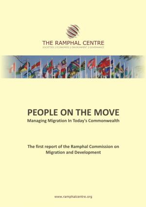 PEOPLE on the MOVE Managing Migration in Today's Commonwealth