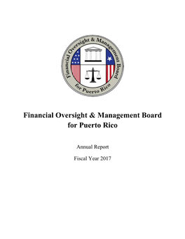 Financial Oversight & Management Board for Puerto Rico