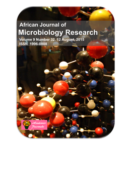 Microbiology Research Volume 9 Number 32, 12 August, 2015 ISSN 1996-0808