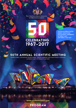50Th Annual Scientific Meeting Program