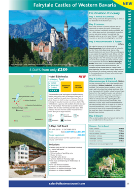 Fairytale Castles of Western Bavaria NEW