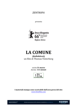 LA COMUNE (Kollektivet) Un Film Di Thomas Vinterberg