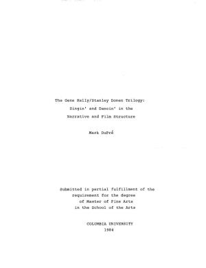 The Gene Kelly/Stanley Donen Trilogy