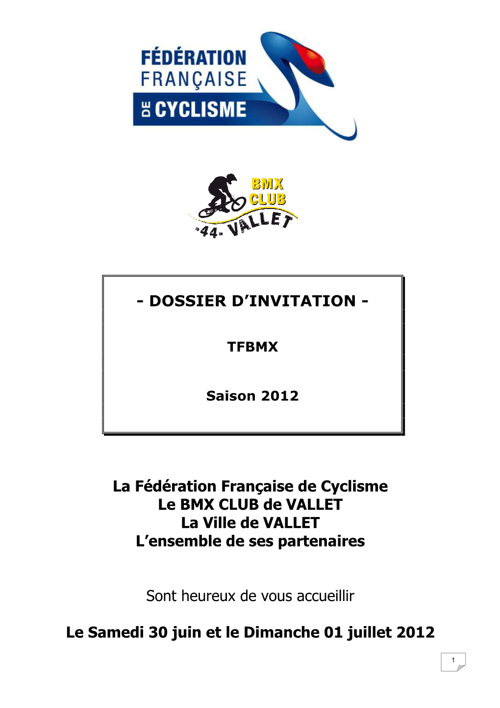 Dossier D'invitation