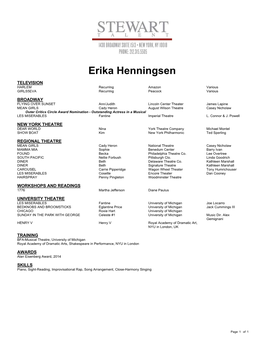 Erika Henningsen