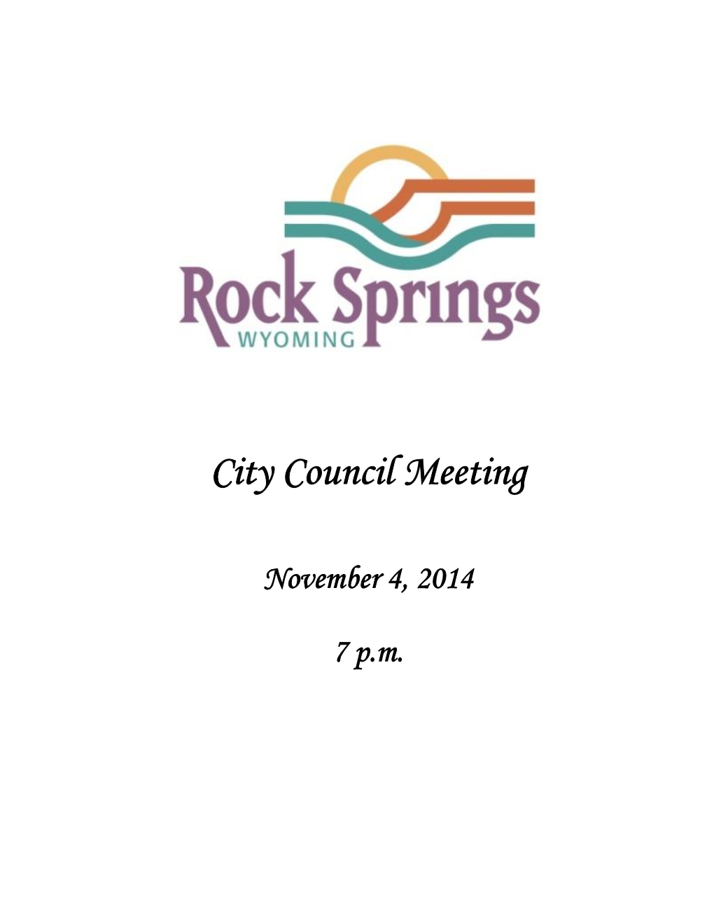 City Council Meeting