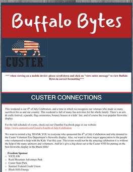 Custer Connections