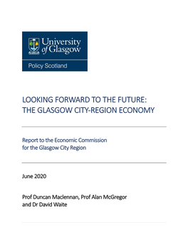 The Glasgow City-Region Economy