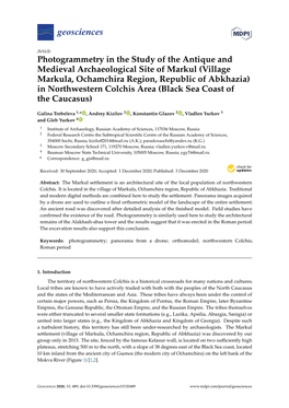 Photogrammetry in the Study of the Antique and Medieval