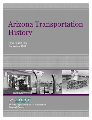 Arizona Transportation History