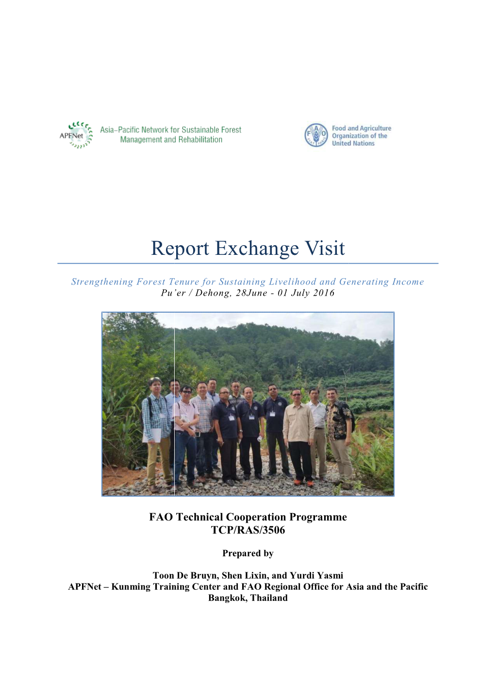 Report Report Exchange Visit