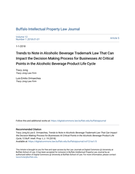 Trends to Note in Alcoholic Beverage Trademark Law That Can Impact