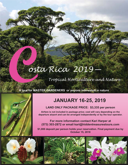 Costa Rica 2019—