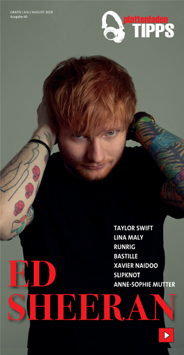 Ed Sheeran Herausgeber 04 Taylor Swift Aktiv Musik Marketing Gmbh & Co