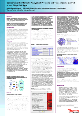 Comparative Bioinformatic Analysis of Proteome and Transcriptome