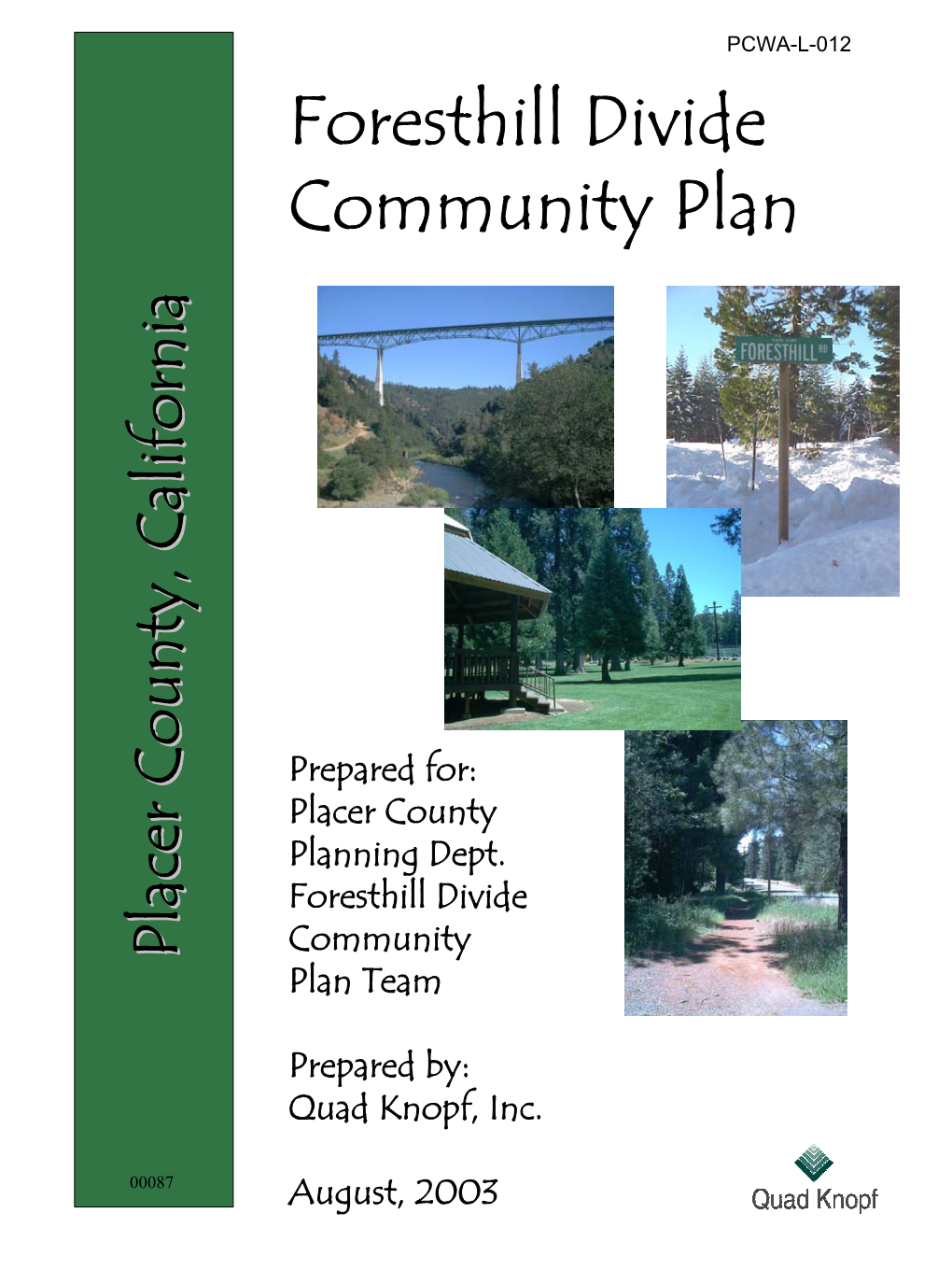 Foresthill Divide Community Plan