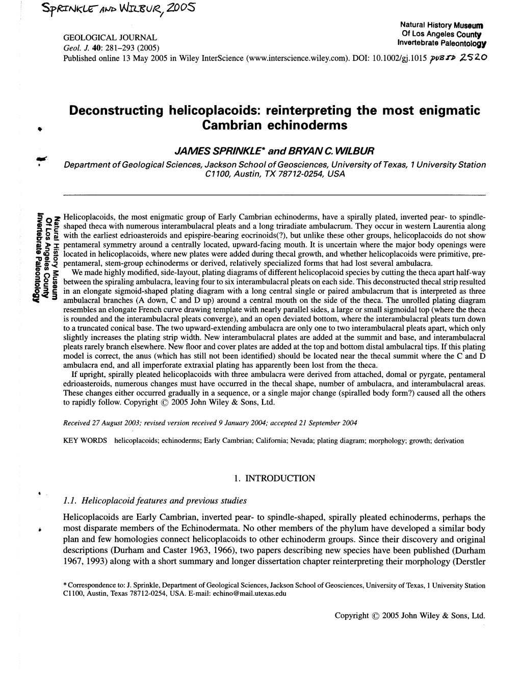 ( DOI: 10.1002/Gj.L015 Pi>8J7> ZSZO