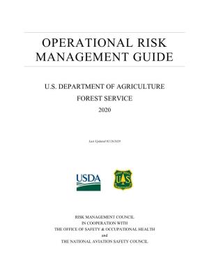Operational Risk Management Guide