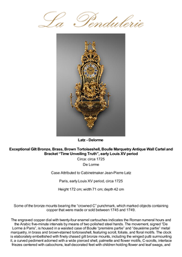 Exceptional Gilt Bronze, Brass, Brown Tortoiseshell
