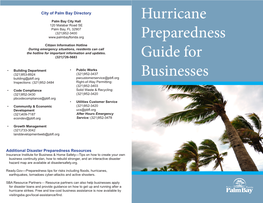 Hurricane Business Guide