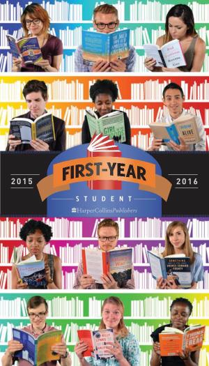 Harpercollins’S Titles, New and Classic, to Feature Our Best Books for First-Year Student Reading Programs in One Catalog