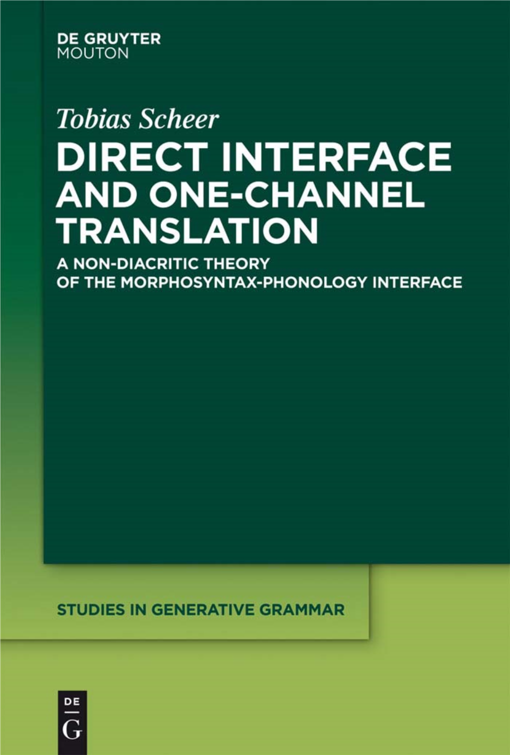 A Lateral Theory of Phonology by Tobias Scheer