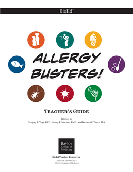 Allergy Busters Teacher's Guide