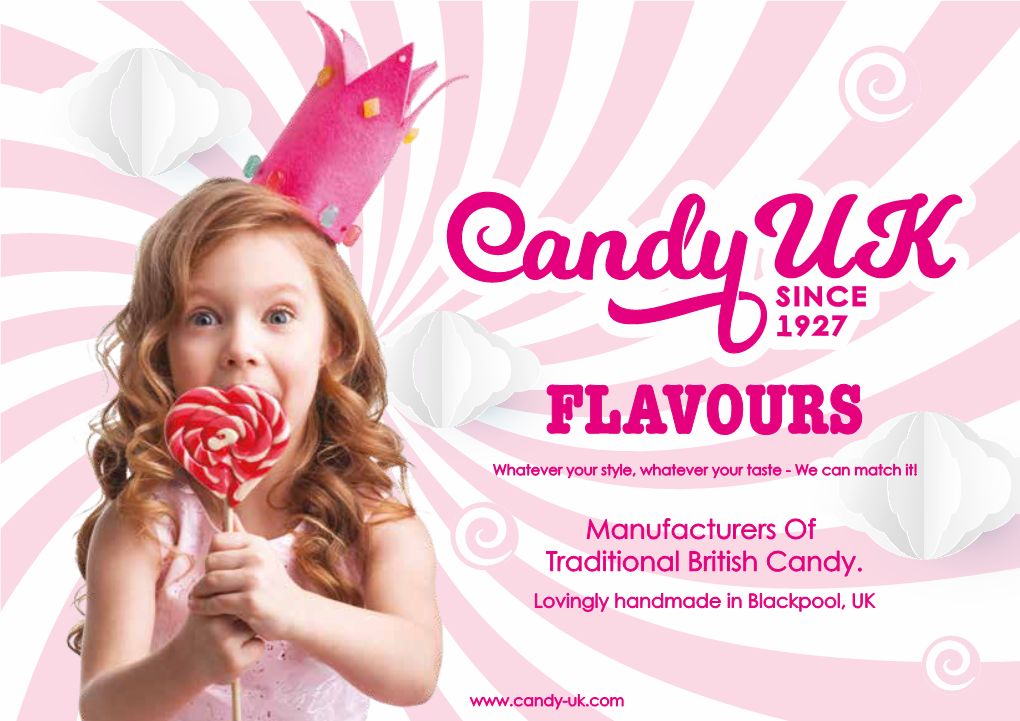 Candy UK Flavours Brochure 2020