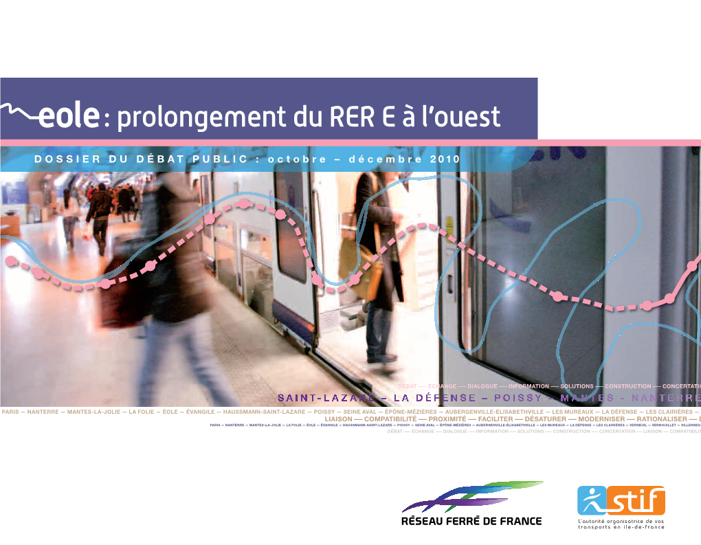 Prolongement Du RER E À L'ouest