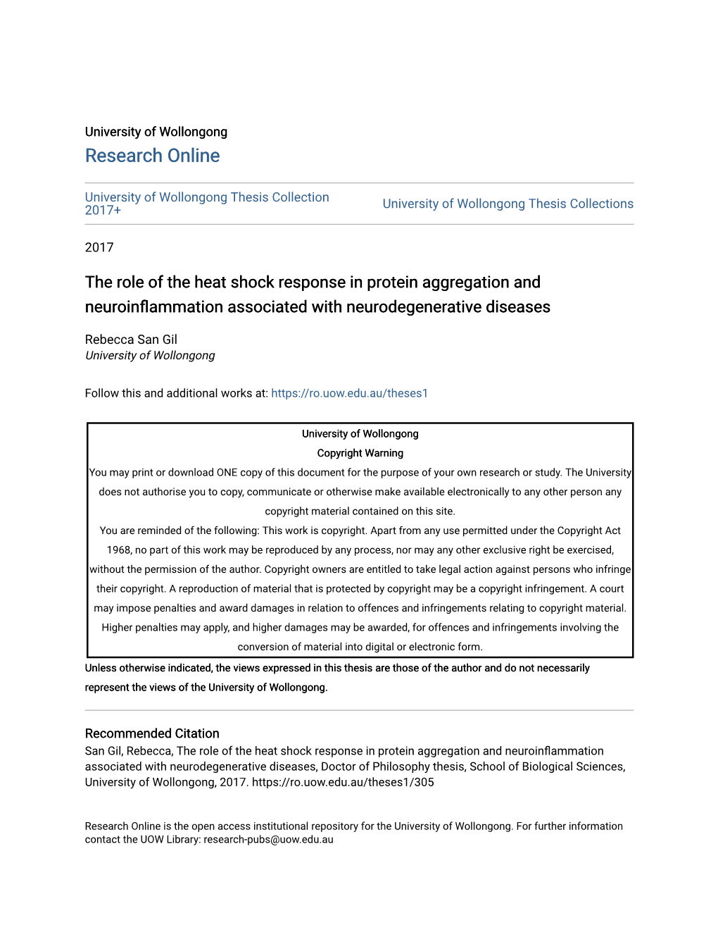 The Role of the Heat Shock Response in Protein Aggregation and Neuroinflammation Associated with Neurodegenerative Diseases