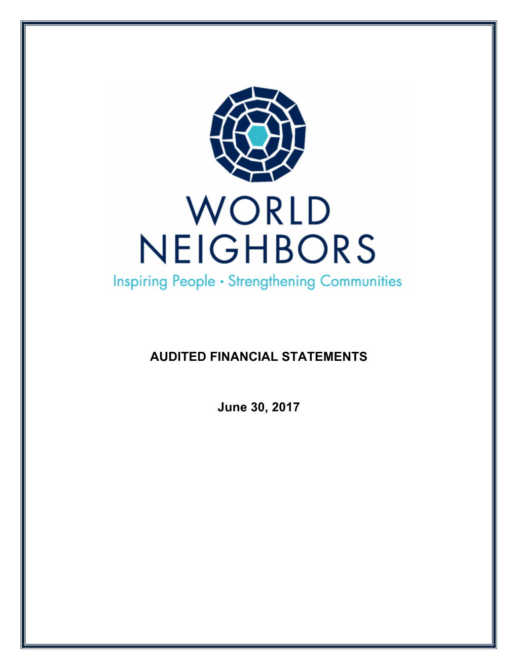 AUDITED FINANCIAL STATEMENTS June 30, 2017