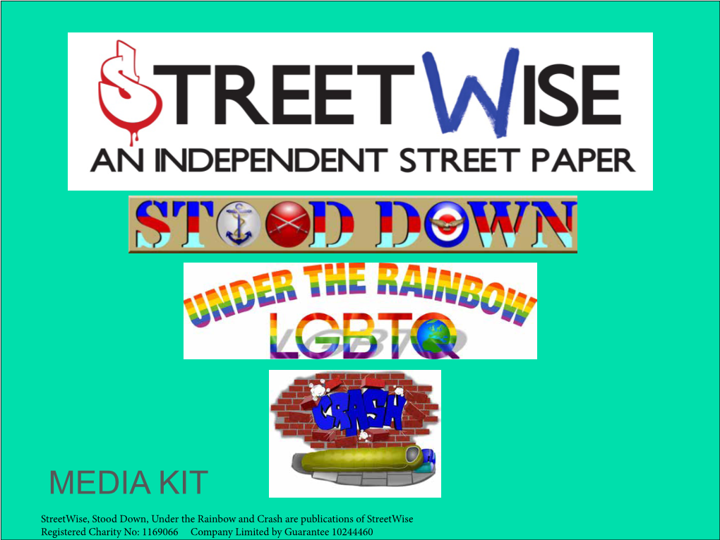 Streetwise Press Kit.Indd