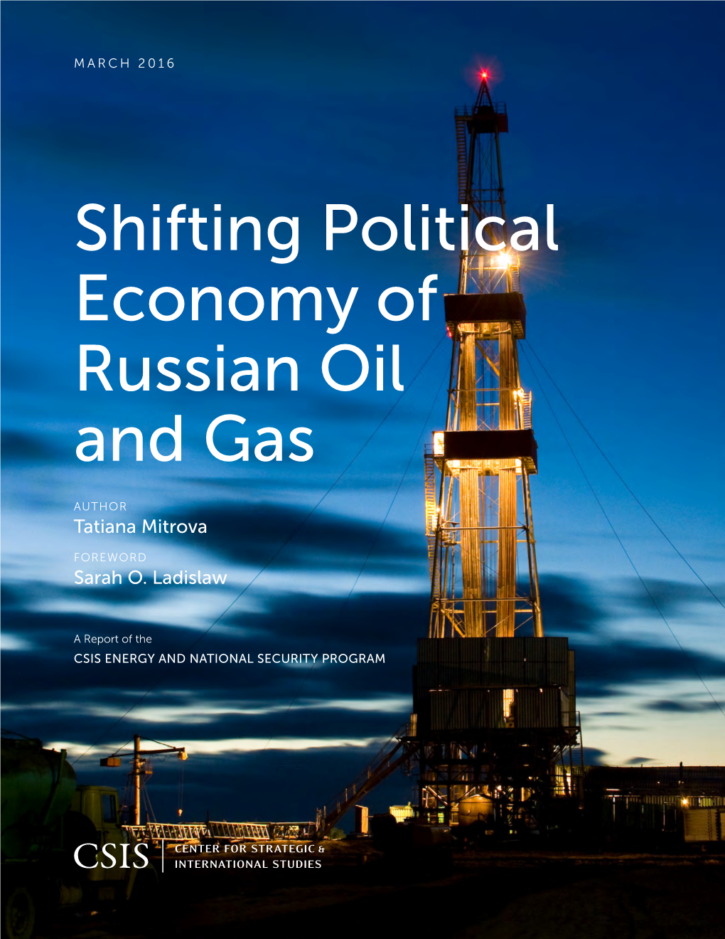 Shifting Political Economy of Russian Oil and Gas | V