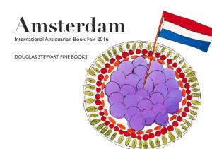 Amsterdam International Antiquarian Book Fair 2016
