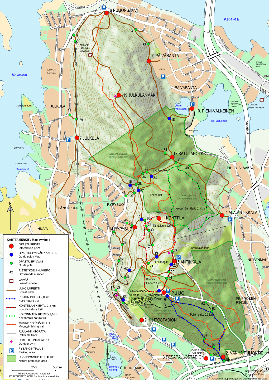 Puijon Alueen Opaskartta (Pdf)